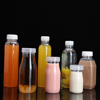 뚜껑이 있는 플라스틱 음료 용기